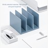 Bookends Simple Style Wide Mouth Design Blue Color Plastic Material