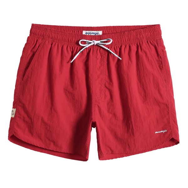 MaaMgic Mens Swim Trunks with Mesh Lining Quick Dry Mens