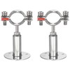 sourcing map Wall Mount Ceiling Mount Pipe Support, 304 Stainless