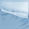 HOMBYS Satin Bed Wedge Pillow Cover Silky & Smooth Wedge
