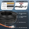 JDZKOMKE 50FT（3FT-200FT）Pipe Heating Cable for Pipe Freeze Protection, Heat Cable