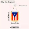 PUERTO RICO MINI BANNER FLAG GREAT FOR CAR & HOME