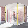 Uouteo Dust Barrier Poles,10 Ft Dust Containment Pole (Pack of