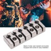 6 String Lock with Screws Metal Headless Guitar Bridge String
