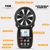 LYCEBELL LC-100-APP Digital Anemometer APP Connect with Wireless Bluetooth for