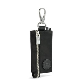 Orobianco No. 93023 Key Case, Key Holder, Ring, Includes Hook, Solo, Small Goods, Black