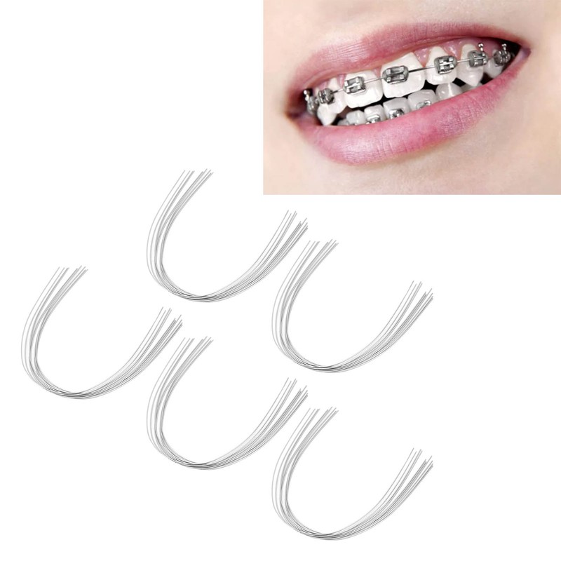 50PCS 0.017x0.022in Nickel Titanium Ortho Orthodontic Arch Wire Dental Wire