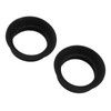 Pack of 2 Scope Eyepiece Eyecup, Foldable Soft Rubber Eyepiece