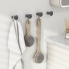 JS Wall Hooks for Hanging Coats Screw in Coat Hanger
