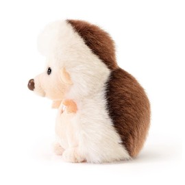 Trudi Sweet Collection 51327 Mini Plush Hedgehog 7 x 9 x 8 cm, Size XXS, Plush Toy Deluxe with Realistic Details, High-Quality Cuddly Toy with Loop, Can Be Used as a Pendant, Washable, Brown