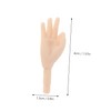 SUPVOX 5 Pairs Miniature Doll Hands Beige Interchangeable Parts for