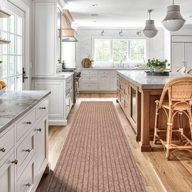 Gotohipi Runner Rug 3'x10'Indoor Outdoor Utility Carpet,Area Rugs with Non Slip Rubber Backing for Hallway Kitchen Entryway Balcony Garage Stair Laundry Room