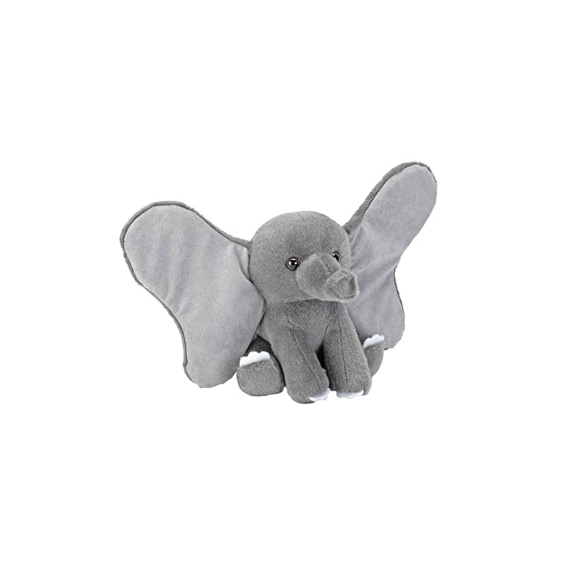 Wild Republic Earkins Elephant, Stuffed Animal, 6 inch, Plush Toy,