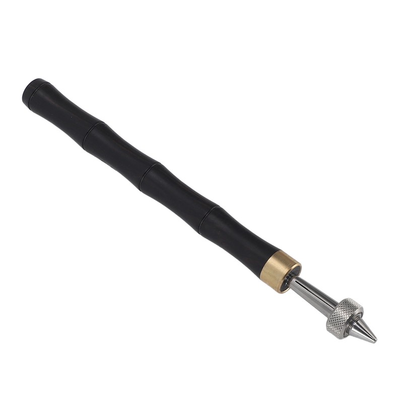 Pin Vise Hand Drill Wooden Handle Comfortable Grip Portable Pin