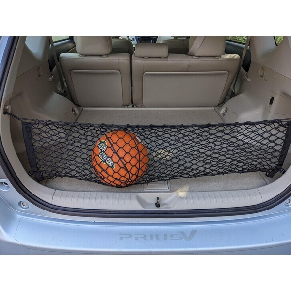 EACCESSORIES EA Trunk Organizer Cargo Net for Toyota Prius V
