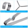 Fayleeko 10 Pack Wire Coat Hangers - Strong, Heavy Duty