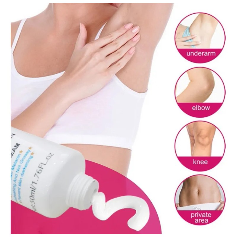 Crema Aclaradora De Axilas Para Mujeres Con Ácido Kójico Par