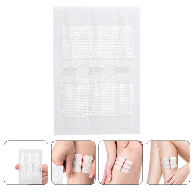 Beavorty 1 Set Zip Stitch with Wound Dresssings WoundClosure Strips
