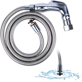 RFSS 57 Inch Camper/RV Tank Flexible Swivel Stick Rinser, RV Toilet Treatment, Black Sewer Holding Tank Water Flush Cleaner, Long and Powerful Black Tank Rotary Cleaning Action