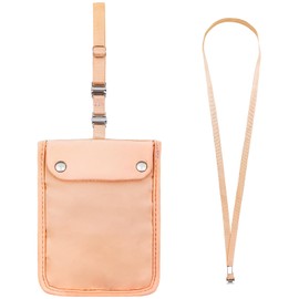 YOYI YOYI Hidden Travel Bra Wallet for Women, Neck wallet & travel pouch with Adjustable Neck Strap, RFID travel wallet protecting your credit cards and valuables（Minimalist）