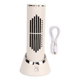 Tower Desk Fan Quiet, Adjustable 3 Speed, Oscillating Fan, USB Portable Electric Standing Table Fan for Office, Bedroom