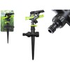 Revolutionary Black & Green Impulse Sprinkler with Ground Spike -