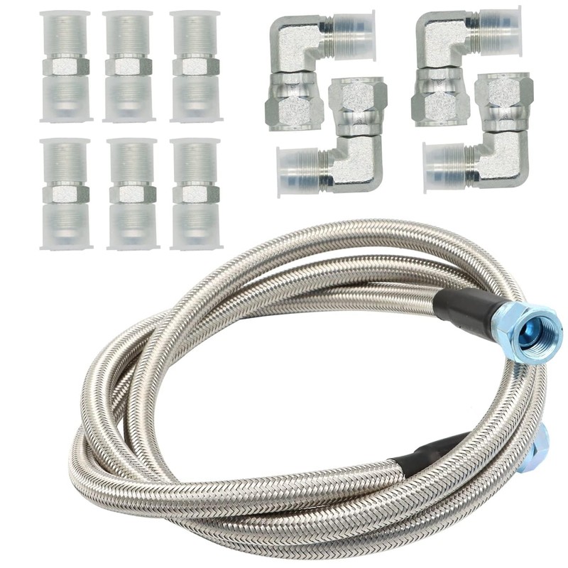 Aspaton 6AN 52 in 3/8" Inside Diameter Stainless Steel Flexible