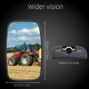 2PCS 12.6x7.5 inch Large Truck mirrors-Glass tractor mirrors-Side Mirrors for