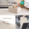 EHEYCIGA Dog Stairs for High Bed 22.5”H, 5-Step Dog Steps