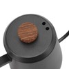 Stainless Steel Coffee Hand Pot with Wooden Handle Long Mouth