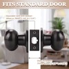 Probrico Door Knobs Interior, Closet Door Knobs, Passage Door Handles,