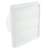 Spares2go Exterior Wall Ducting Kit for Rangemaster Cooker Hoods (White,