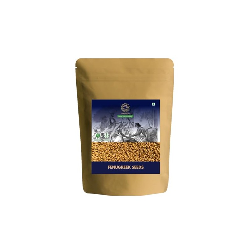 Pipar Spices Fenugreek Seeds, 400g (14.1 oz) Pack