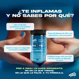 Probioticos Y Prebioticos 4 En 1 Bpn Pro Pre&pro Con Enzimas Sin Sabor