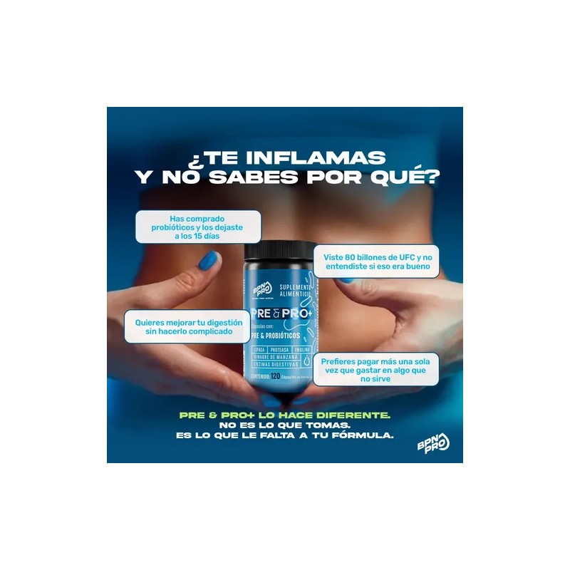 Probioticos Y Prebioticos 4 En 1 Bpn Pro Pre&pro Con