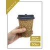 Niche Plus Takeout, Cafe Size, Paper Cup, Craft, Unbleached, 9.5