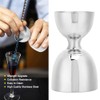 Stainless Steel Double Head Cocktail Jigger Mixer Bartending Tool for