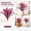 Artificial Dragon Blood Plant Set, 6 Pack Outdoor Cordyline Fack