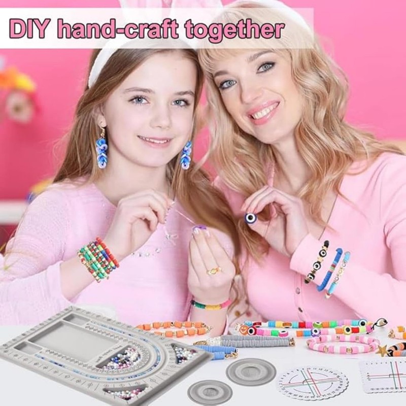 Qanye Pack of 2 Bead Boards, Bead Board, Jewellery Board
