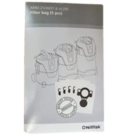 Makita Vacuum Bag ,Fleece ,1-Ply, Non-Reusable , Nilfisk 107419592 , Makita P-78293