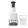 Vegetable Chopper, 304 Stainless Steel Sharp Blade Onion Chopper, Multifunctional