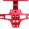 Motorcycle License Plate Mount Adjustable License Plate Holder with Taillight