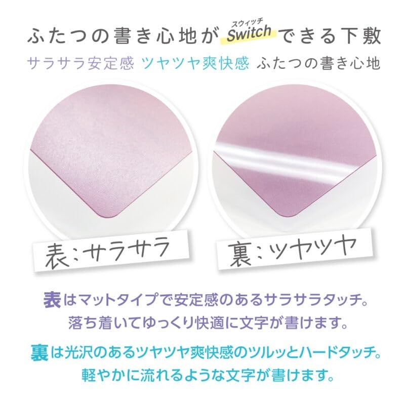 Kyoeish Plastic Double-Sided Desk Pad, Sky Blue (See You! Sky