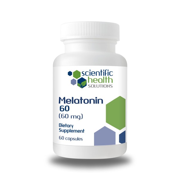 Scientific Health Solutions Melatonin 60mg | High Dosage Melatonin in