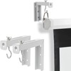 E-Supply EEX-PSKA01WH Screen Hanging Bracket, Ceiling, Wall Mount Bracket, Load