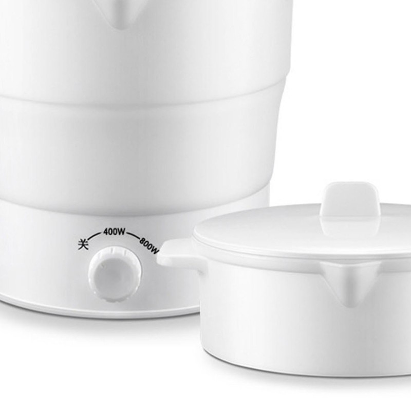 Small Electric Hot Pot Multifunctional Compact Folding Rapid Noodles Cooker