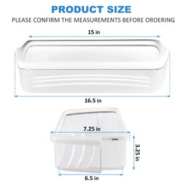 UPGRADED W10321304 Refrigerator Door Shelf Bin, Compatible with Whirlpool Refrigerator Replaces WPW10321304 PS11752778 AP6019471 2179574 2179575