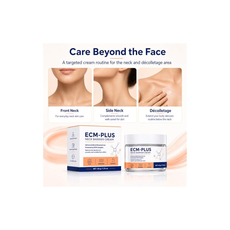 Neck Firming Cream with Niacinamide for Smooth-Looking Skin, 1.76 Fl