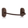 XFORT Viper Fixed Cable Window Restrictor in Brown, Durable Window
