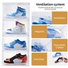 Shoe Boxes Set of 8,Stackable Large Shoe Organizer with Magnetic